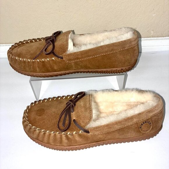 Women's Brown and Tan Loafers - Picture 2 of 8